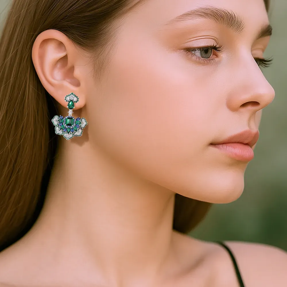 Melody Of Eight Directions Drop Earrings