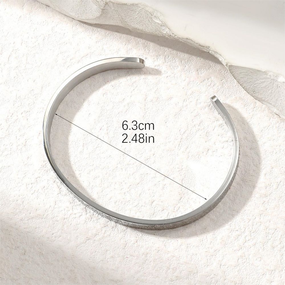 Ayatul Kursi Cuff Islamic Bracelet Muslim Jewelry Islamic Jewelry Open Adjustable Bracelet - soufeelus