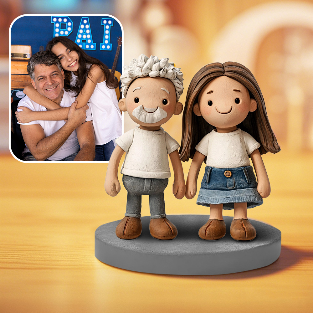Personalized Photo Cute Bobblehead Mini Me Gift