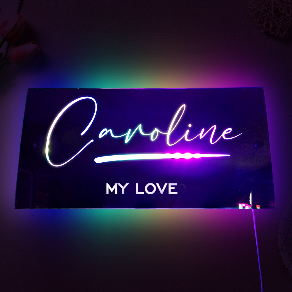 Hot Sale Personalised Name Mirror - Light Up Mirror (Buy 2 Get Free Shipping)