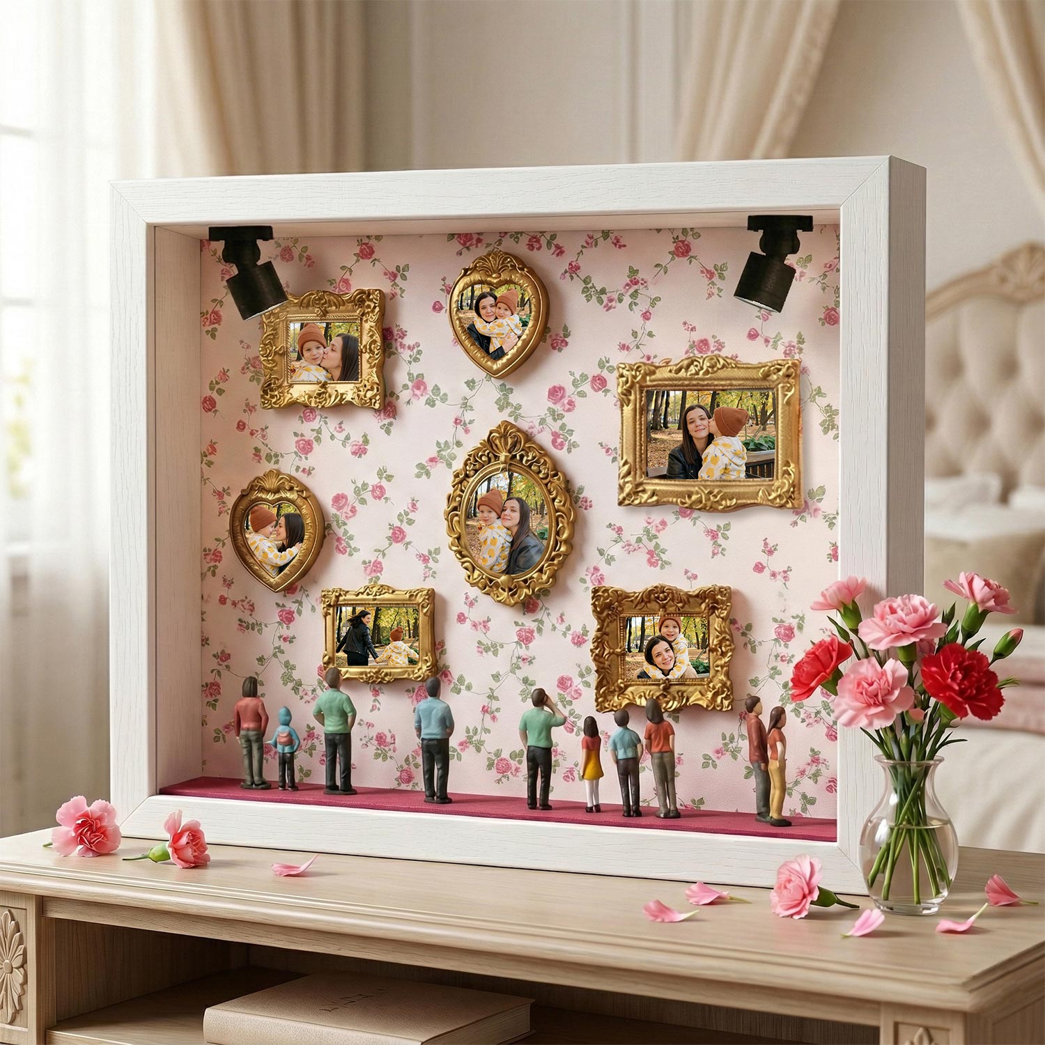 Museum of Us Frame Personalized Miniature Museum Gifts Mother's Day Gift for Mom