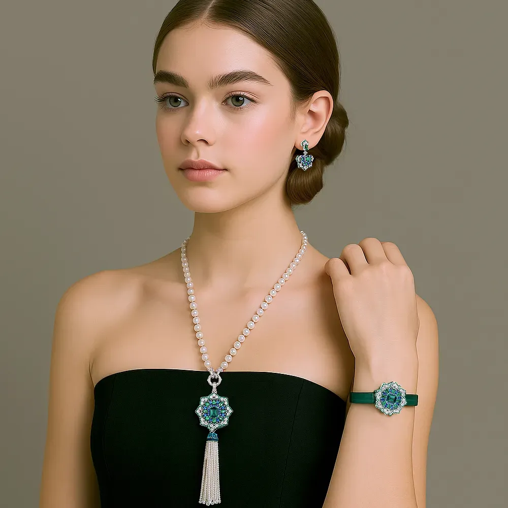 Melody Of Eight Directions Drop Earrings