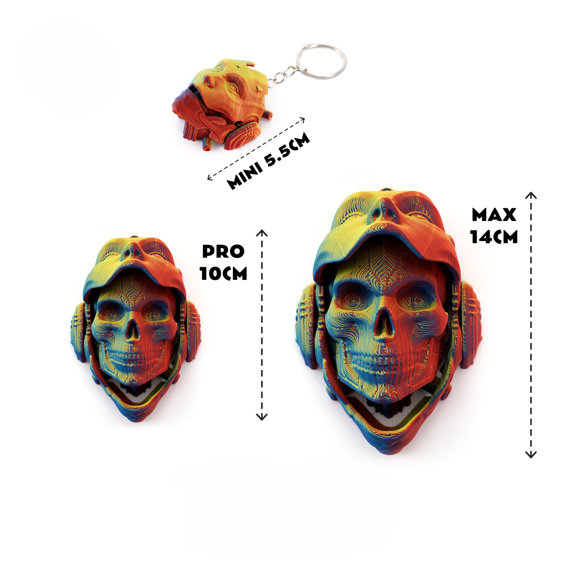 Mechanical Ji Desktop Ornaments Deformation Opening And Closing Hand Keychain Gift Boys Handicraft Trendy Play