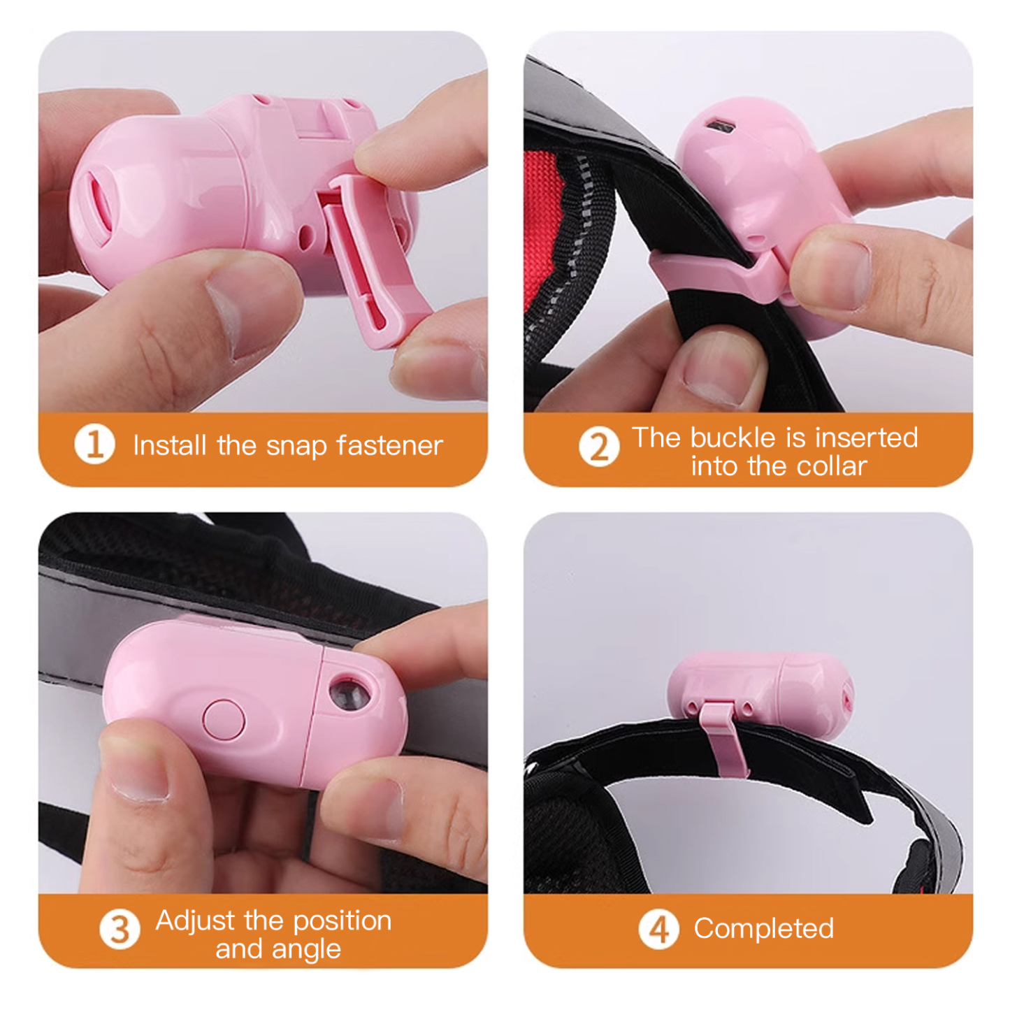 Customized Pet Social Projection Lamp Collar Tag Led Lamp Night Anti-Lost Dog Walking Lamp Pet Lamp