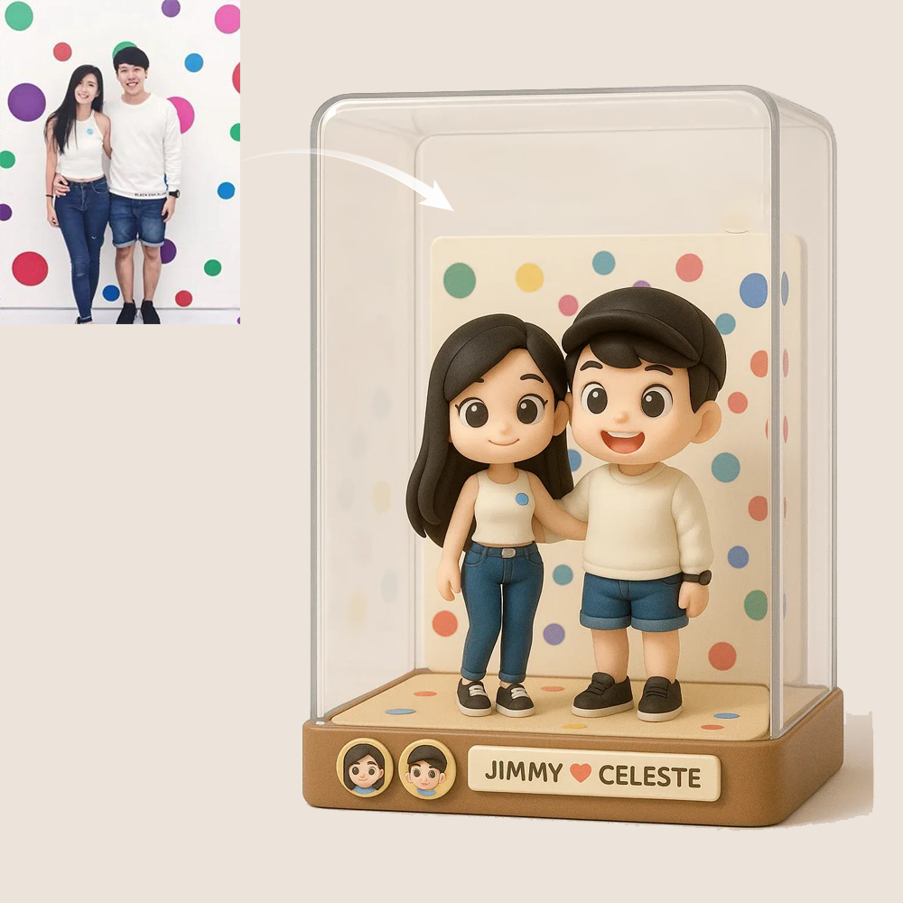 Custom Toy Figure 3D Personalization Photo Blind Box Gifts For Couple
