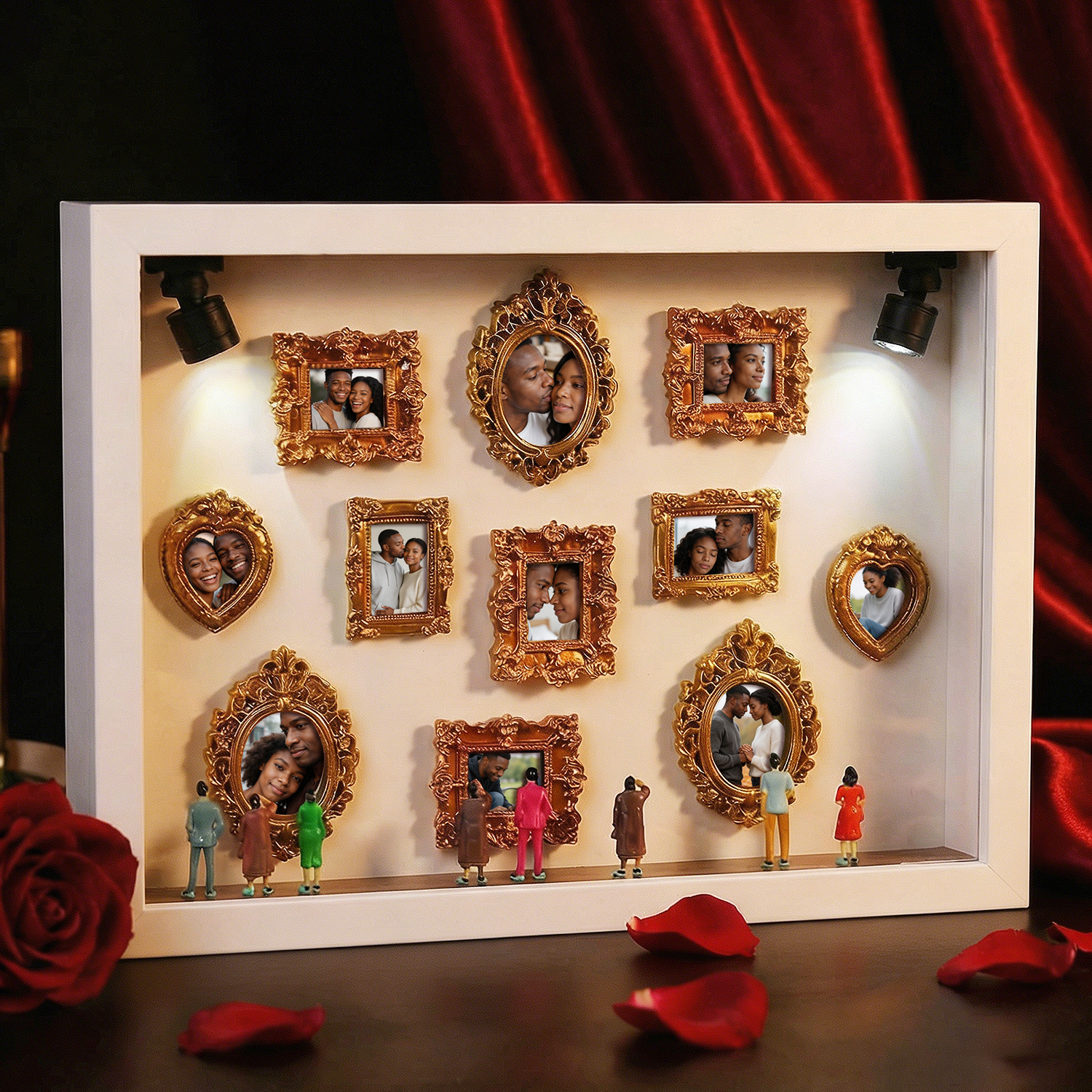 Museum of Us Frame Personalized Couples Gift for Her Cute Miniature Museum Gifts Meaningful Gift Anniversary Gift