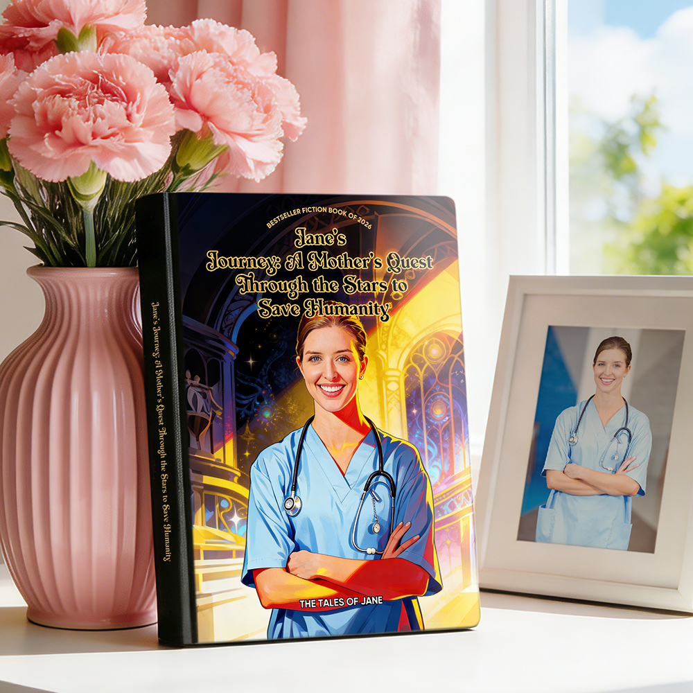 Personalized Story Book – Your Own Custom Fiction Novel Where You Are the Main Character, Mother’s Day Gift