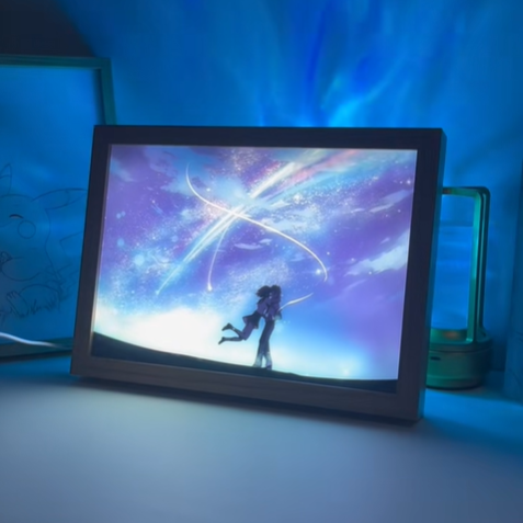 Custom Photo LED Light Painting Portrait Lights Night Light Anime & Art Gifts Photo Frames Wall Art