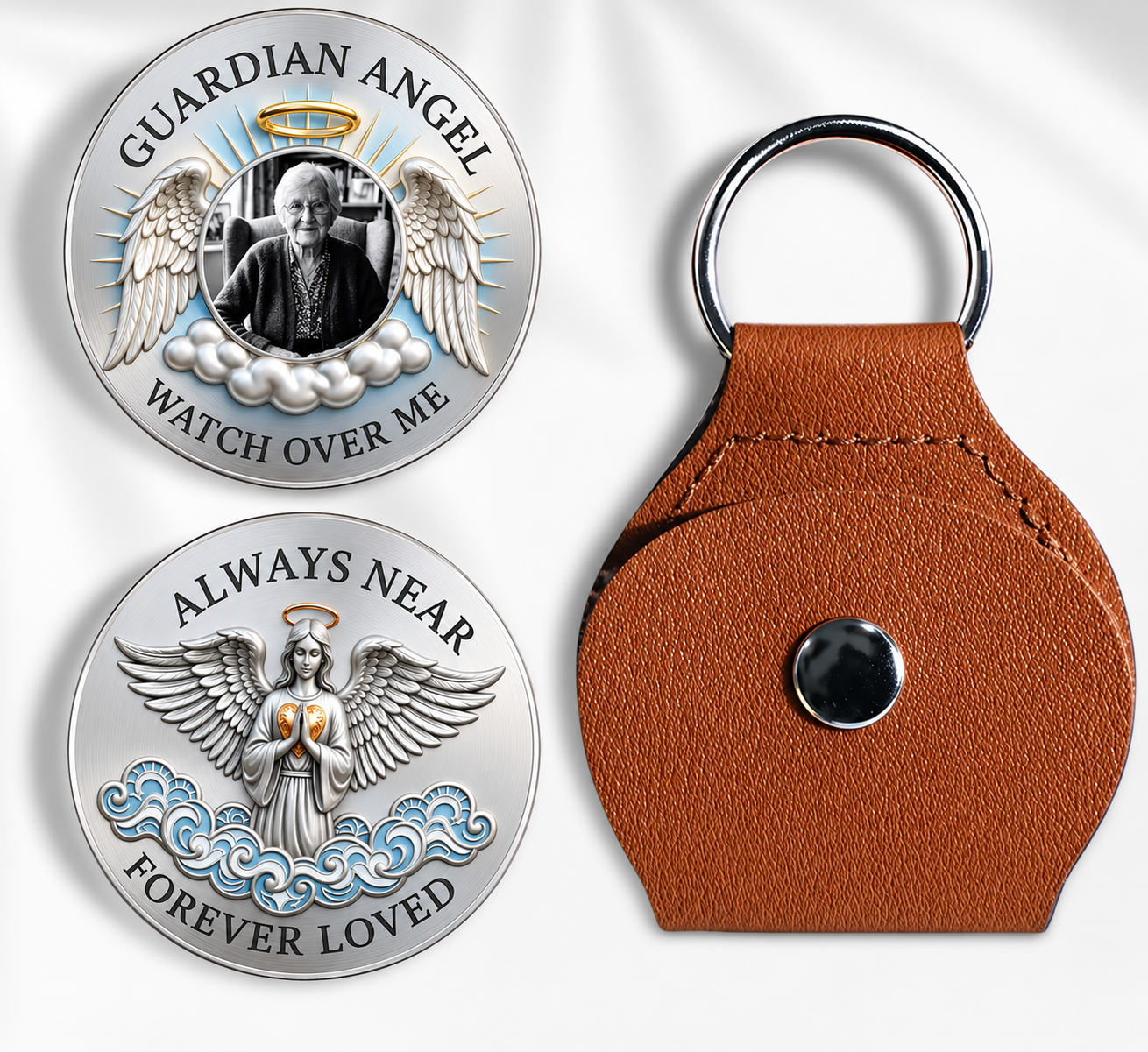 Custom Photo Commemorative Coin Personalized Double-Sided Pocket Coin 2D Flat Memorial Gift 商品缩略图