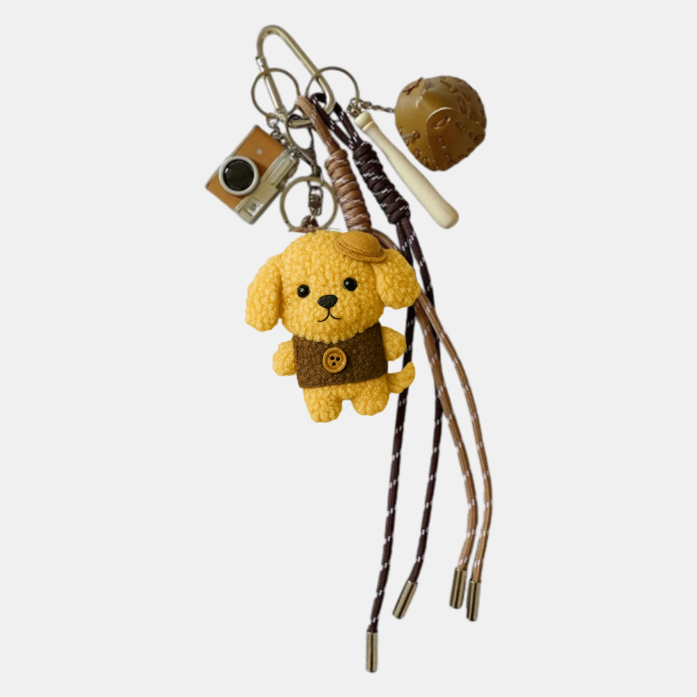 Luxury Handcrafted Bag Charms & Keychains -Plated Leather Charms for Designer Bags | Birthday & Mother's Day Gift