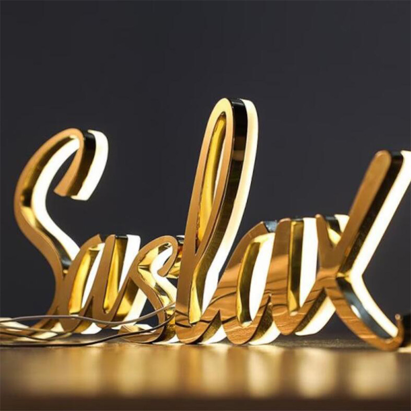Personalized Custom Mirror Name LED Sign