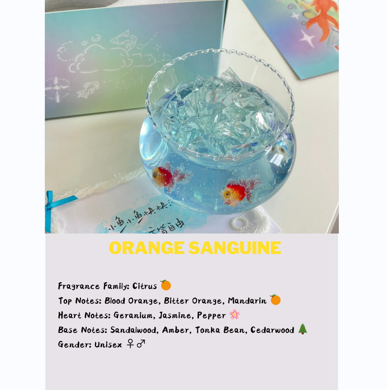Goldfish Scented Candle Room Decoration Birthday Gift Anniversary Gift