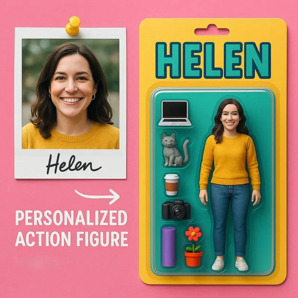 3D Effect Action Figure Pack Packaging Toy Box Style Art Gift Personalized Acrylic Car Hanger - soufeelus