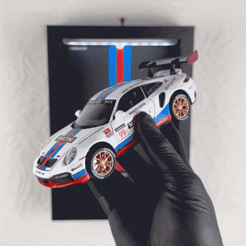 1:32 Car Model Photo Frame 3D Hanging Painting Alloy Car Model 3D Ornaments