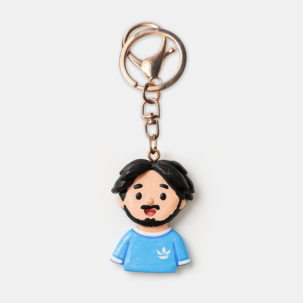 Custom Cute Style Bag Charm– Personalized Cartoon Gift with Your Faces