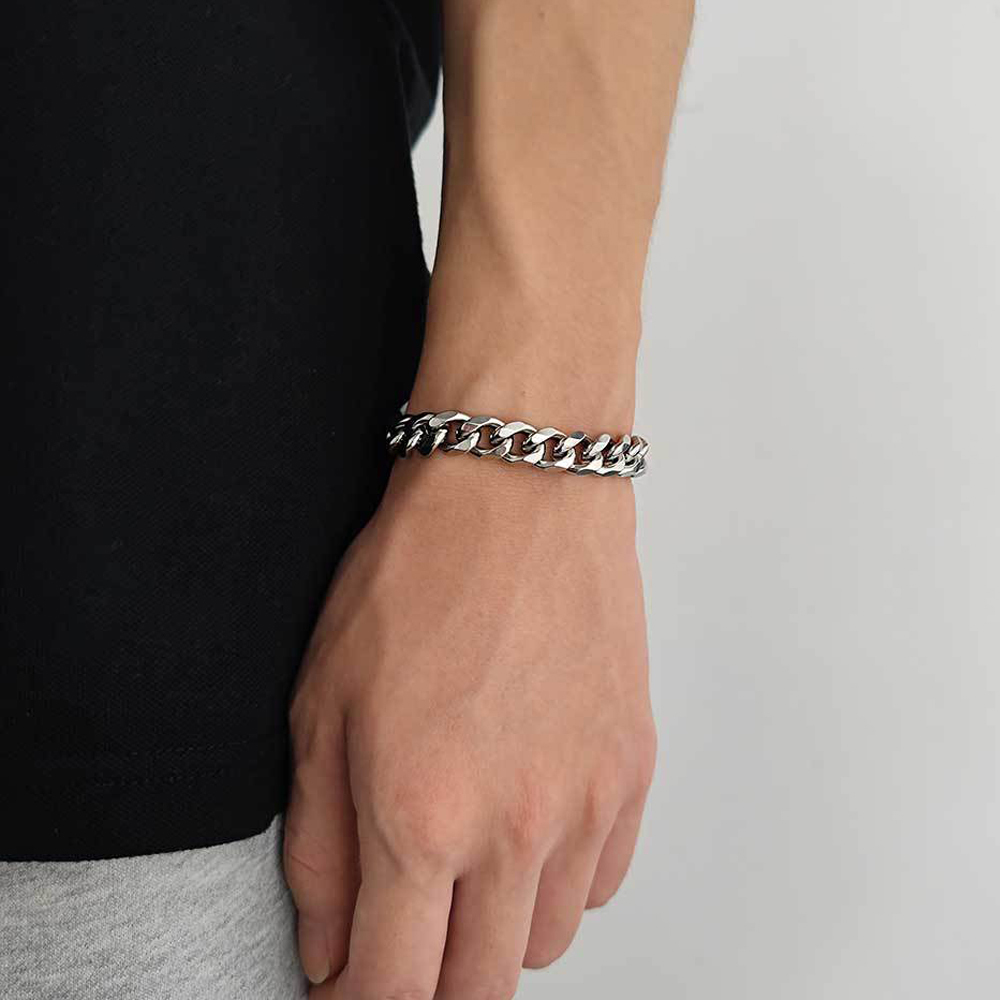 Men's Bracelet Cuban Chain Punk Thick Chain Gift For Boyfriend - soufeelus