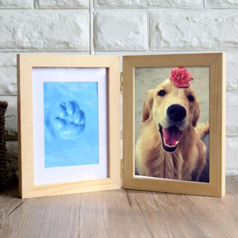 Customized Photo Ink Pad Photo Frame Pet Paw Print Photo Frame Memorial Photo Frame Baby Hand And Foot Photo Frame Memorial Gift