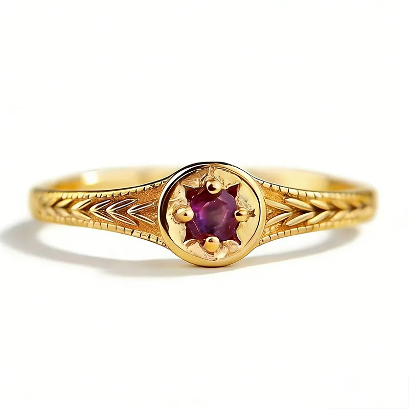 Personalized Vintage Birthstone Ring Star Ring Birthstone Jewelry Birthday Gift for Her