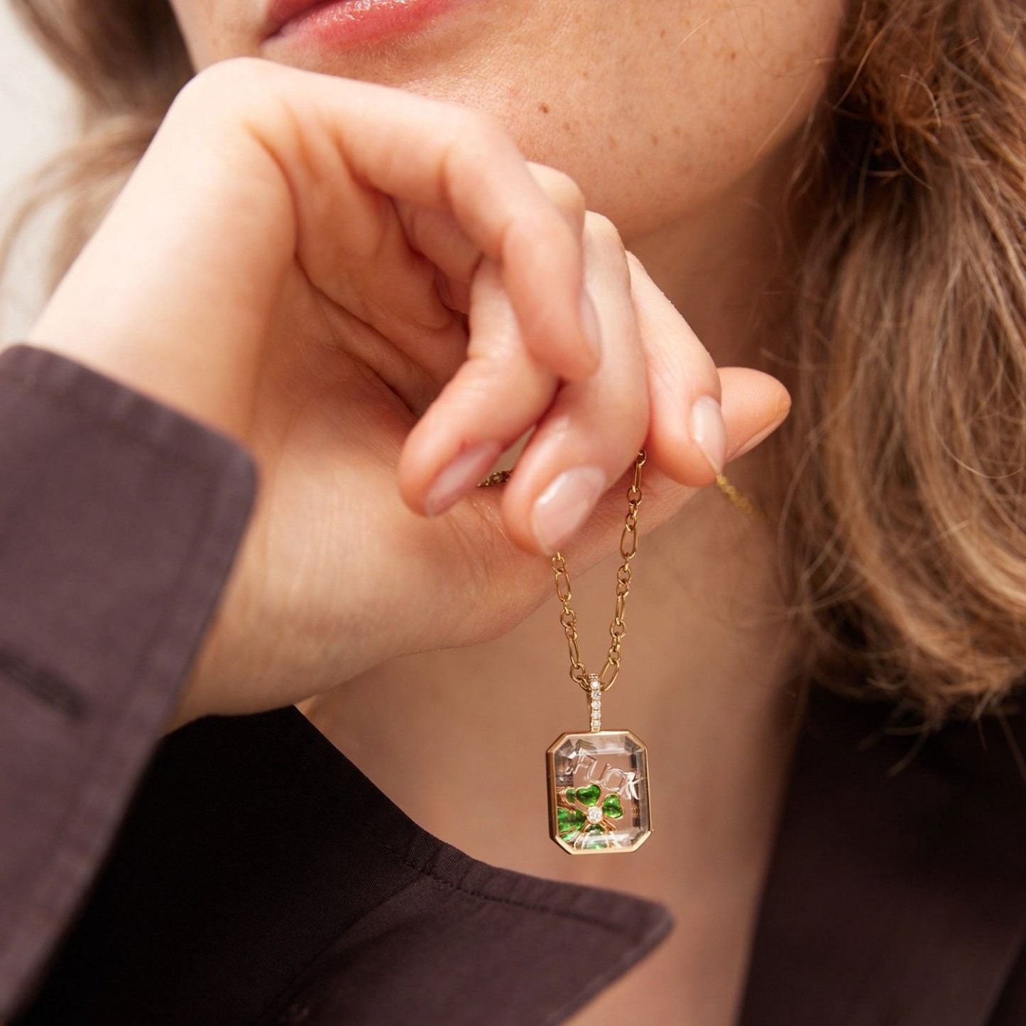 Personalized Diy Photo Box Pendant Necklace Can Be Opened And Closed Pendant Hollow Design Gift For Her