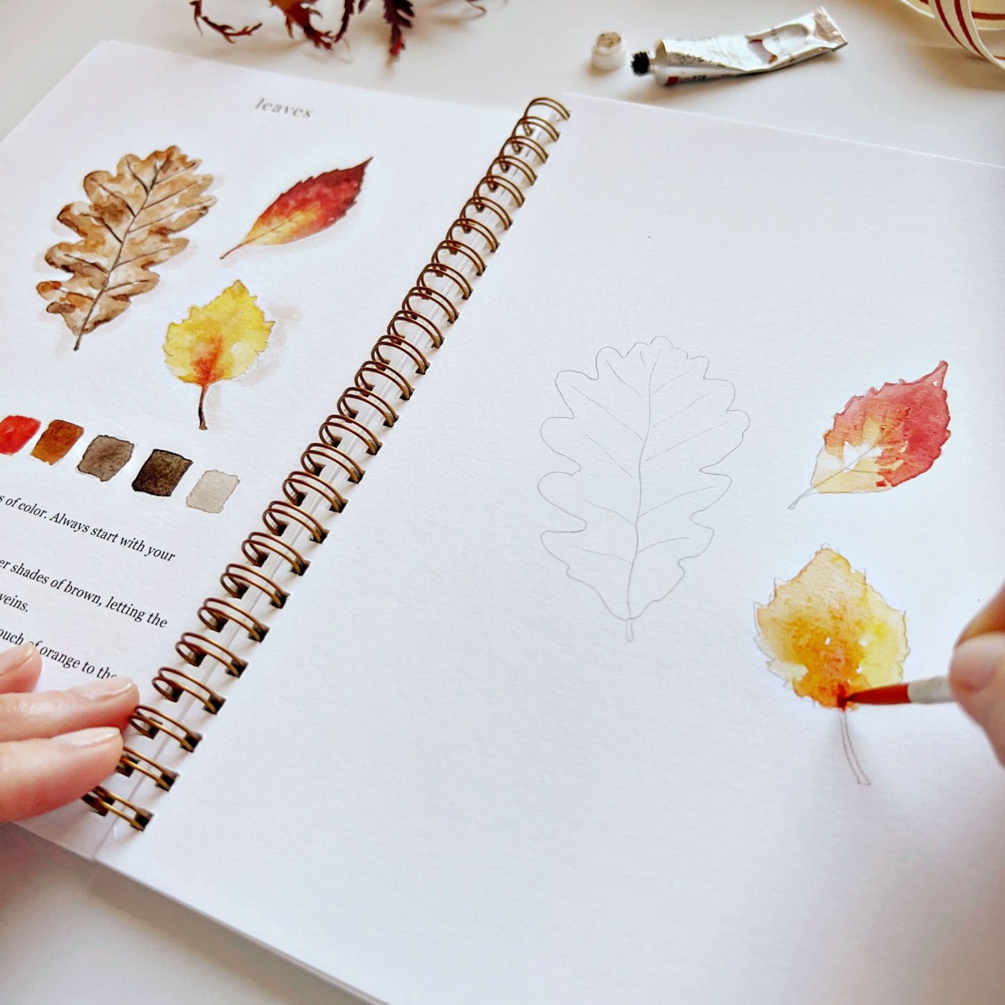 LAST DAY SALE 50% OFF - Watercolor Workbook Say Goodbye to Anxiety Awaken your artistic talent