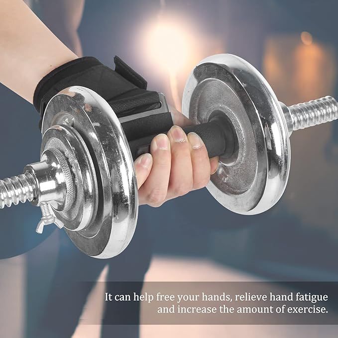 1PCS Fitness Weight Lifting Hooks Non-Slip Rubber Coated Hand Grip Support Heavy Duty Power Wrist Straps for Deadlifts Pull Ups