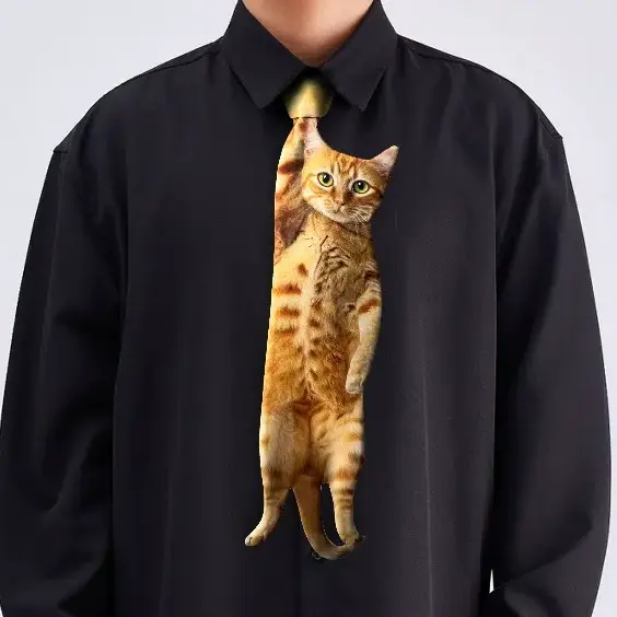 Animal Bow Tie Men's Animal-Themed Bow Tie to Be Worn with A Shirt