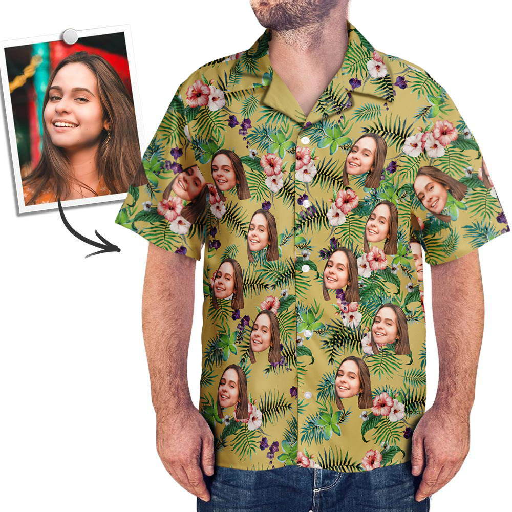 Custom Hawaiian Shirts Beer and Cheers Personalized Aloha Beach Shirt For Men