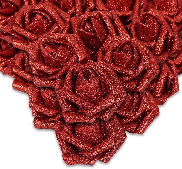 Glitter Rose Bouquet Best Valentine's Day Anniversary Gift for Her