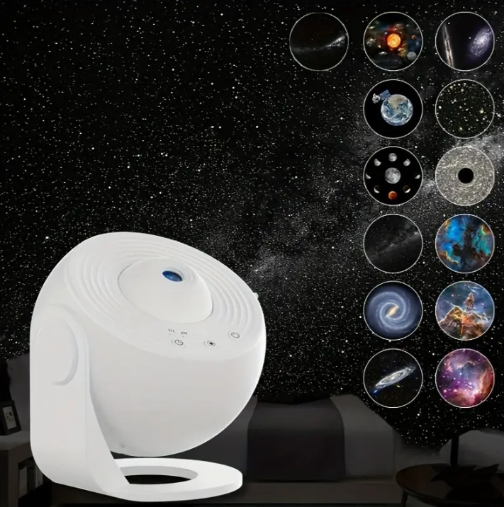 1pc Star Projector LED Lights For Bedroom Night Light, Planetarium Projector Night Light Projector, Include Replaceable 12 Discs