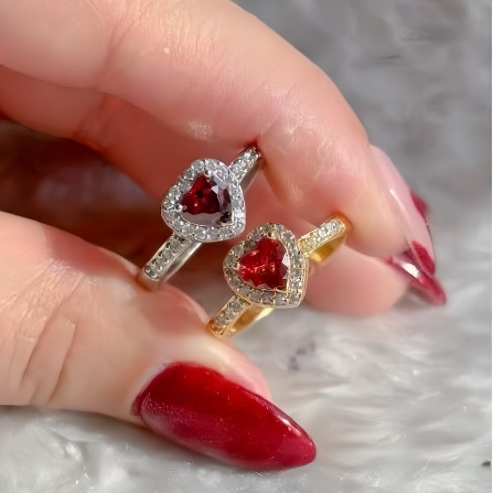 You Are In My Heart Ring and Bracelet Set Heart Sword Ring Bracelet