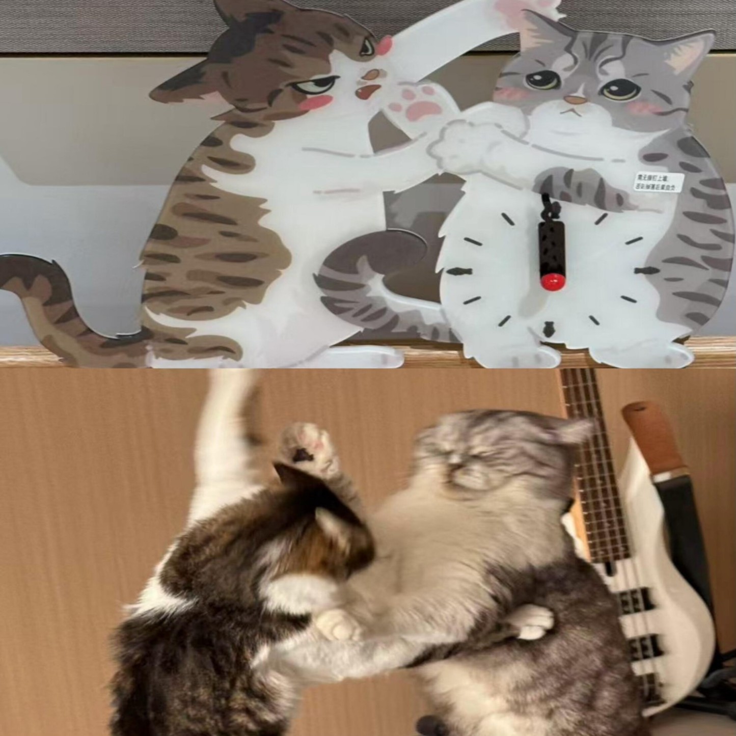 Personalized Pet Wall Clock Custom Wall Clock with Photo Unique Wall Art for Pet Lovers