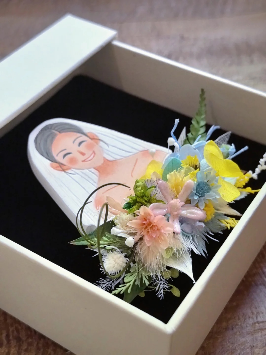 Customized Stone Clay Wedding Corsage Wedding Gift Souvenir Brooch