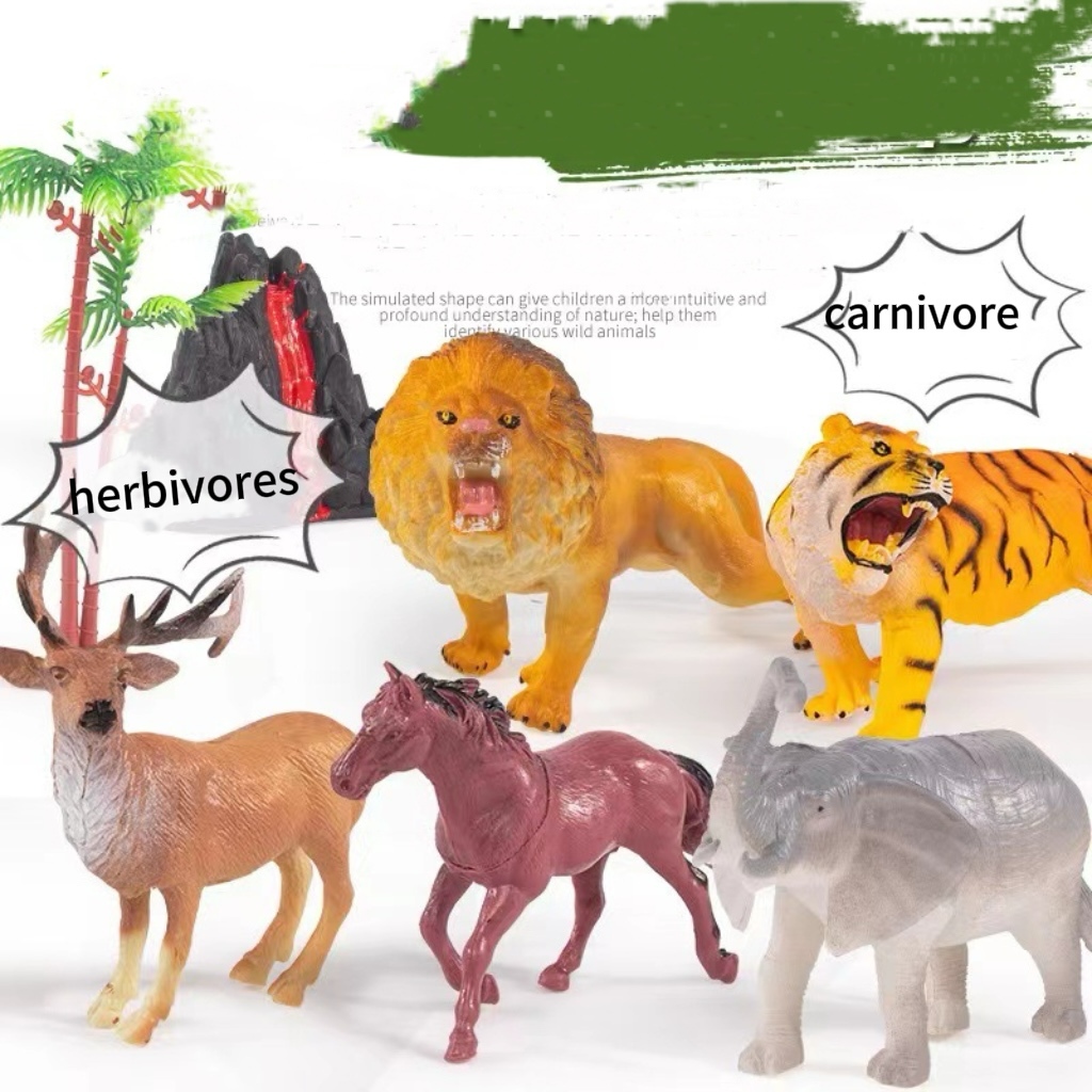 Soft plastic dinosaur toy storage head box simulation Tyrannosaurus Rex Triceratops Jurassic animal model hand