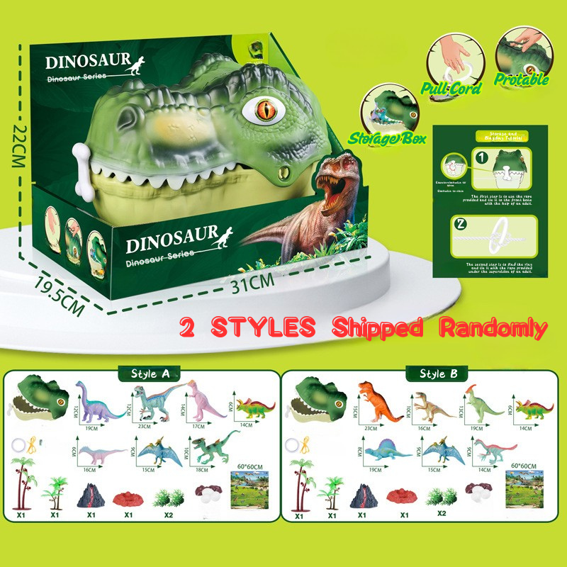 Soft Dinosaur Toy Storage Box Dinosaur Model For Children