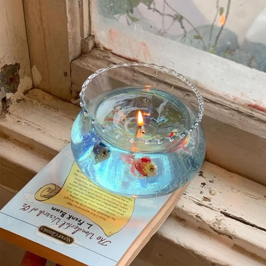 Goldfish Scented Candle Room Decoration Birthday Gift Anniversary Gift