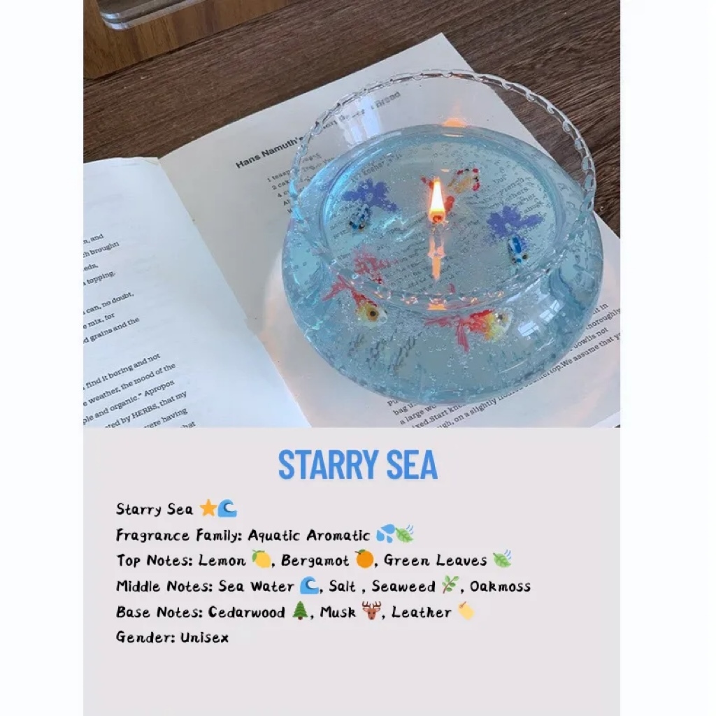 Home daily necessities niche atmosphere goldfish aromatherapy candle home bedroom birthday aromatherapy candle tools