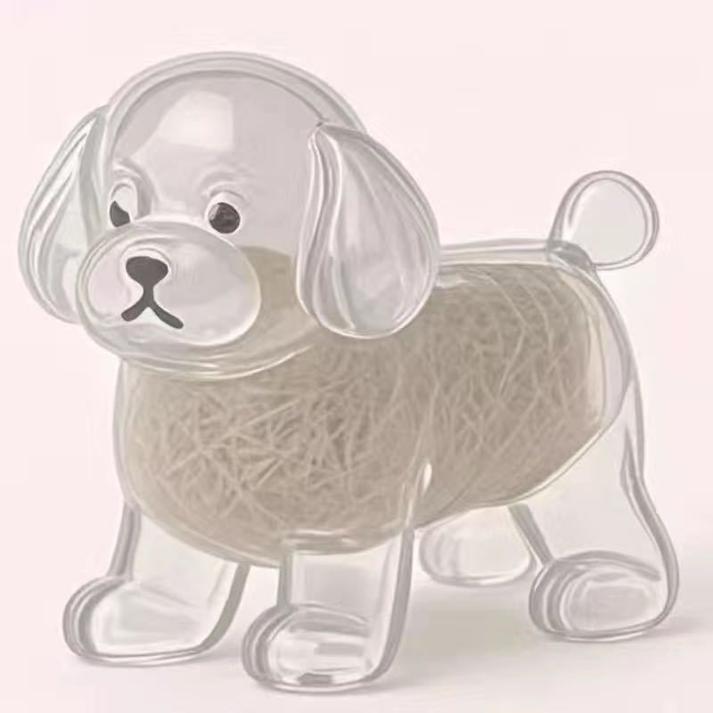 Dog Hair Collector Keychain Bag Charm Memorial Storage Box Sentimental Gift for Dog Lovers Perfect for Storing Pet Hair