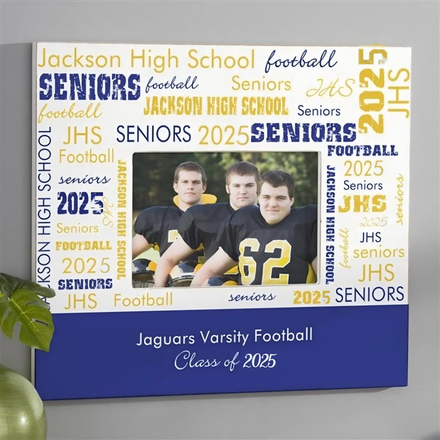 School Spirit Personalized Picture Frame