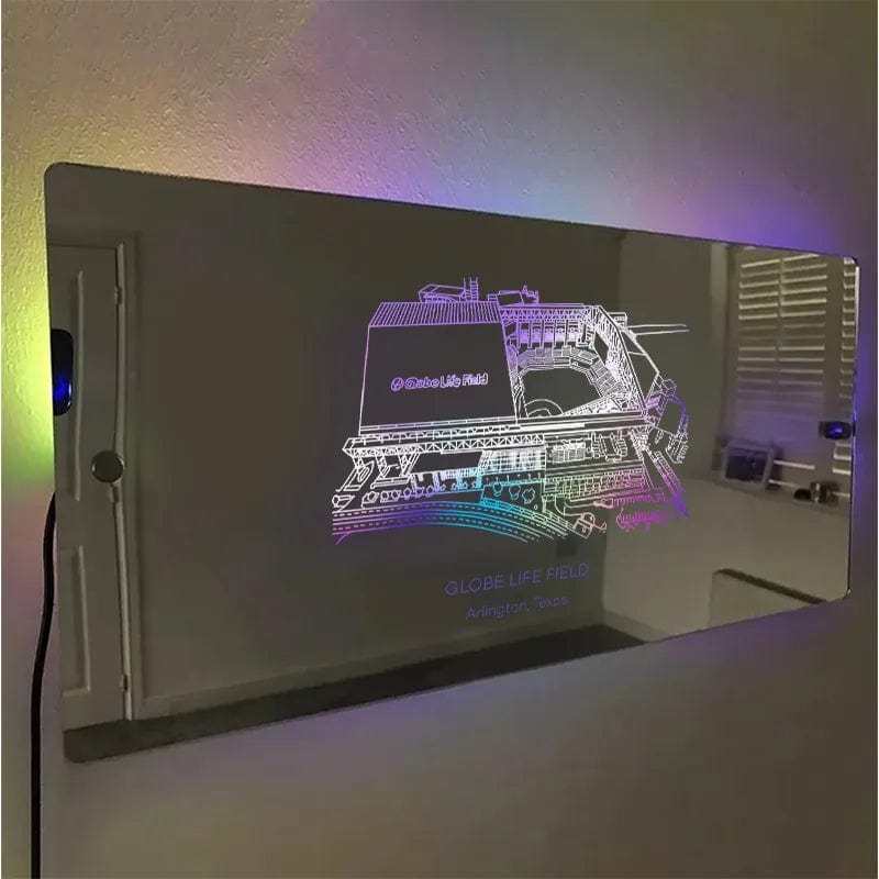 T-Mobile Park Mirror Light Custom Team Slogan Personalized Gift for Sport Lover - Giftlab
