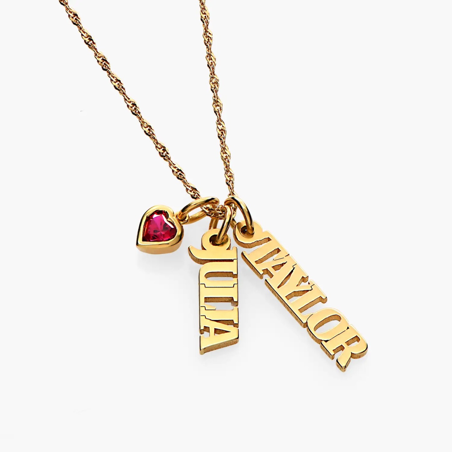 Custom Chain Name Necklace Multi-name Necklace Diamond Name Necklace Gift For Her