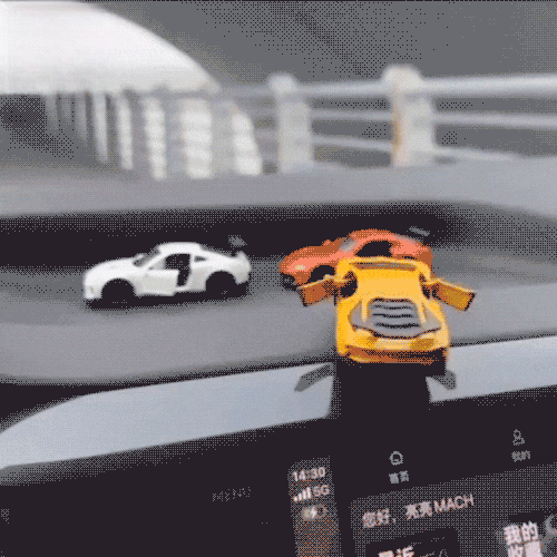 Car Ornaments Drift Car Model Center Console Dynamic Ornaments
