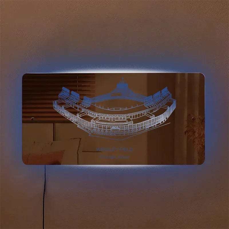 T-Mobile Park Mirror Light Custom Team Slogan Personalized Gift for Sport Lover - Giftlab