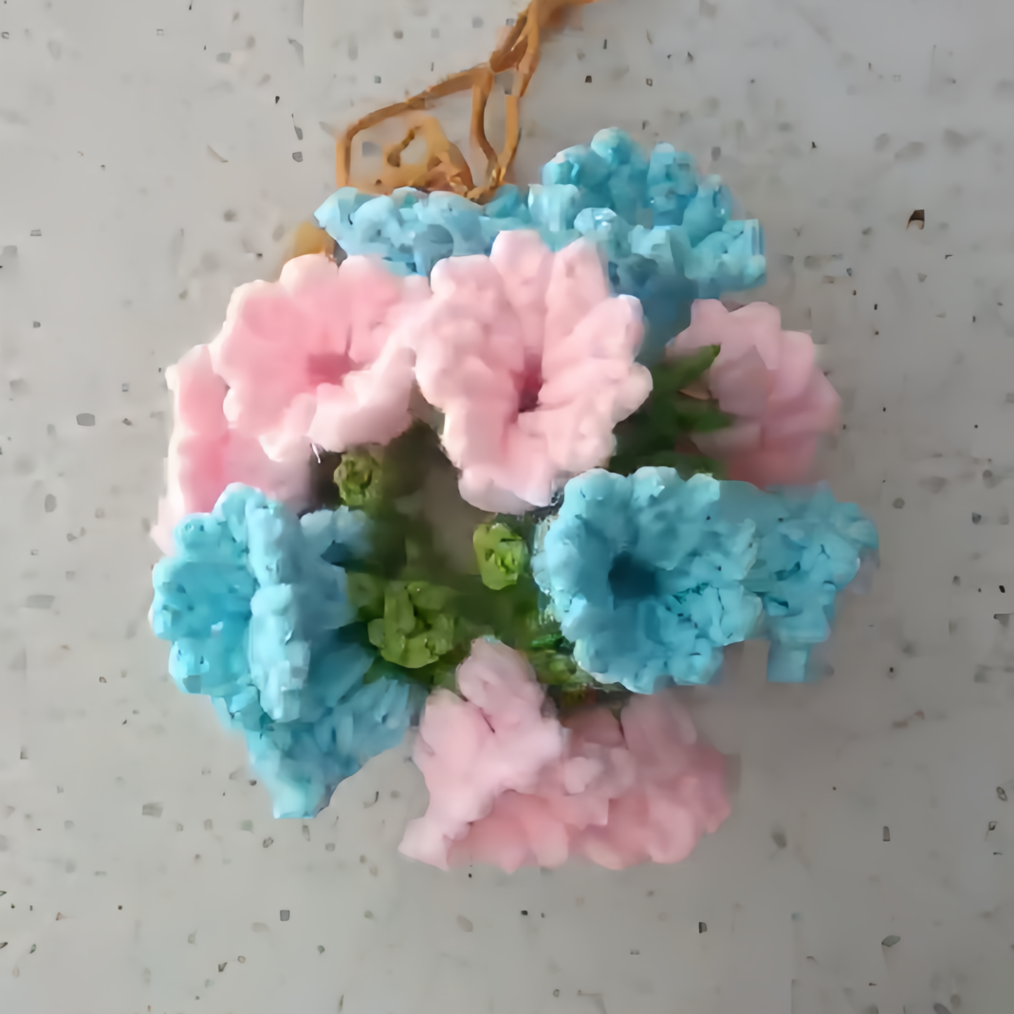 Lily Of The Valley Coaster Finished Hand-woven Pure Wool Gift For Mother And Girlfriend