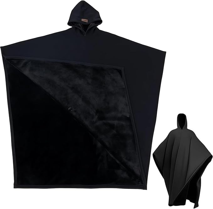 Weighted Cloak Hoodie for Anxiety, Wearable Blanket Hoodie Oversized Loose Blanket Cloak,Unisex