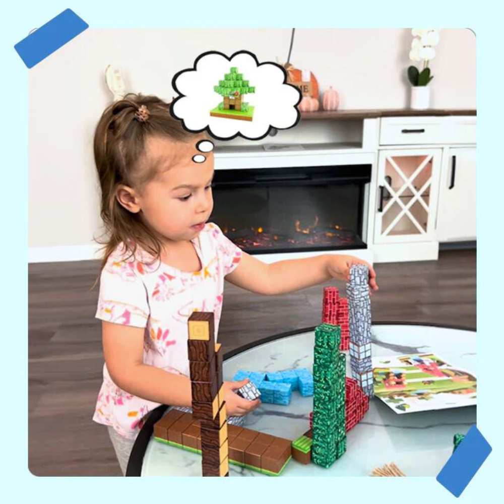 Magnetic Building Blocks Magnetic Tiles Stacking Build Magnet Set Gift For Kids Toys