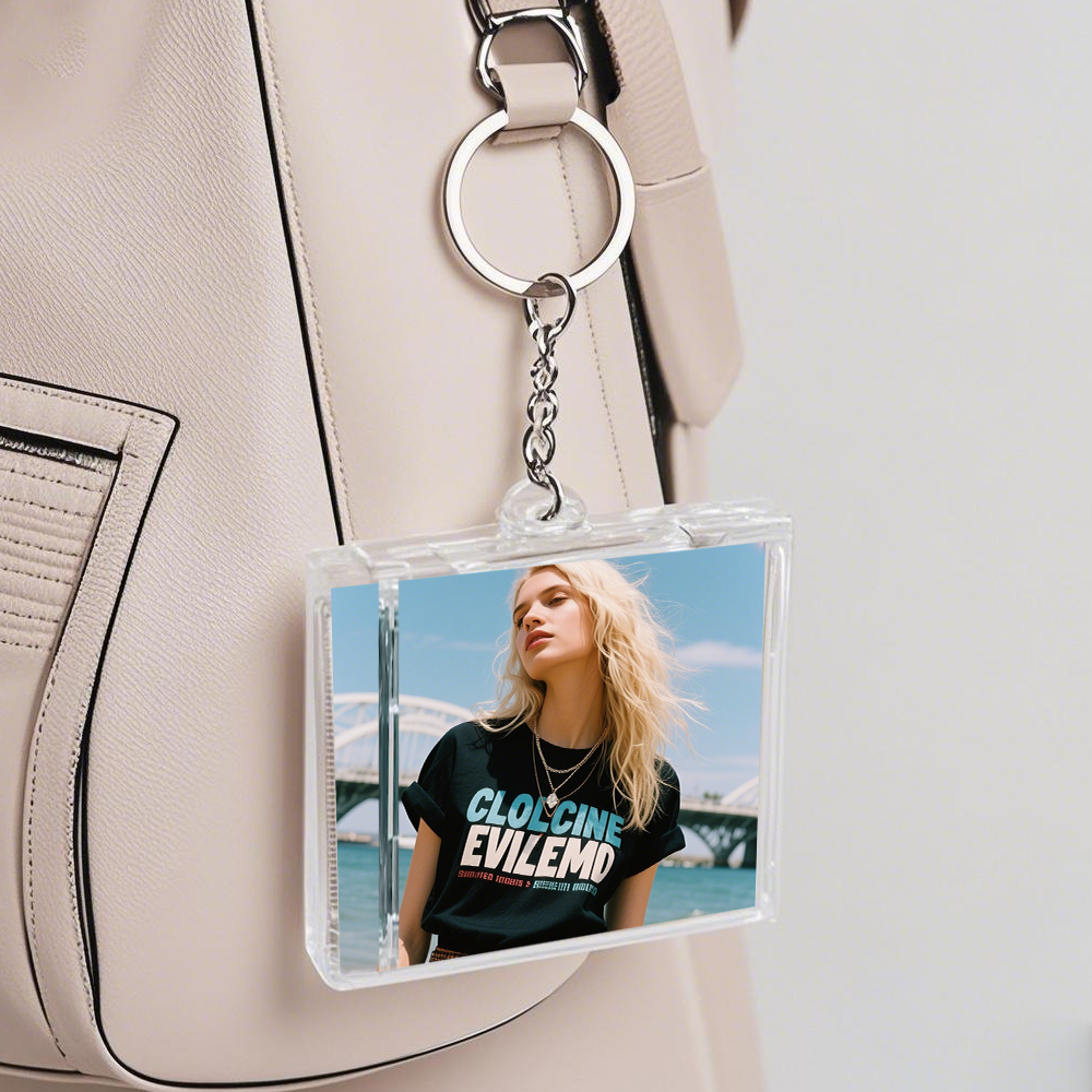 Custom NFC Mini Album CD Bag Charm Personalized Music Gift Retro Style Gift Mother's Day Gift