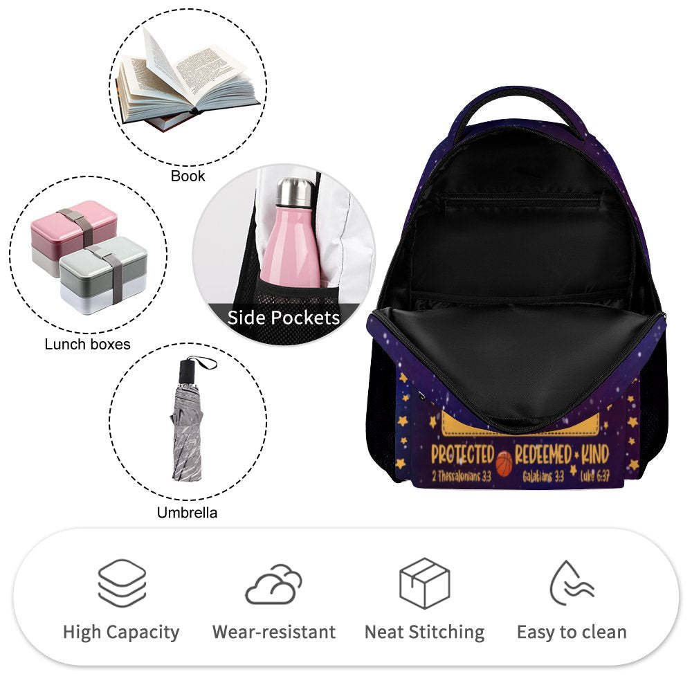 Personalized Name Backpack for Girls and Boys God Says I Am