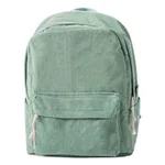 Personalized Braided Flower Rainbow Name Corduroy Kid Toddler Backpack for Preschool Kindergarten Birthday Back to School Gift for Boys Girls