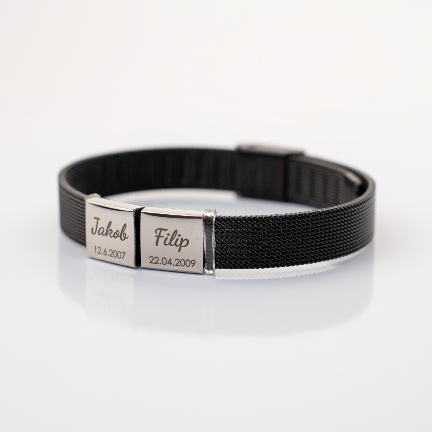 Custom Men's Bracelet Engraved Bracelet Personalized Date Men's Jewelry Best Gift For Him