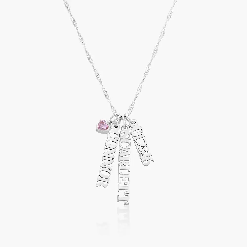 Custom Chain Name Necklace Multi-name Necklace Diamond Name Necklace Gift For Her